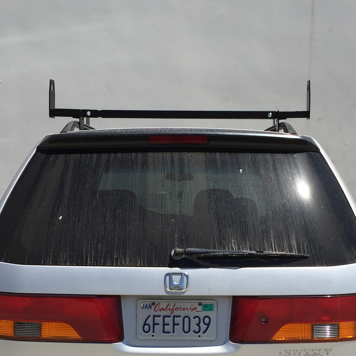 60" Universal Roof Ladder Rack Mount Gutterless Van Cross Bar Tread