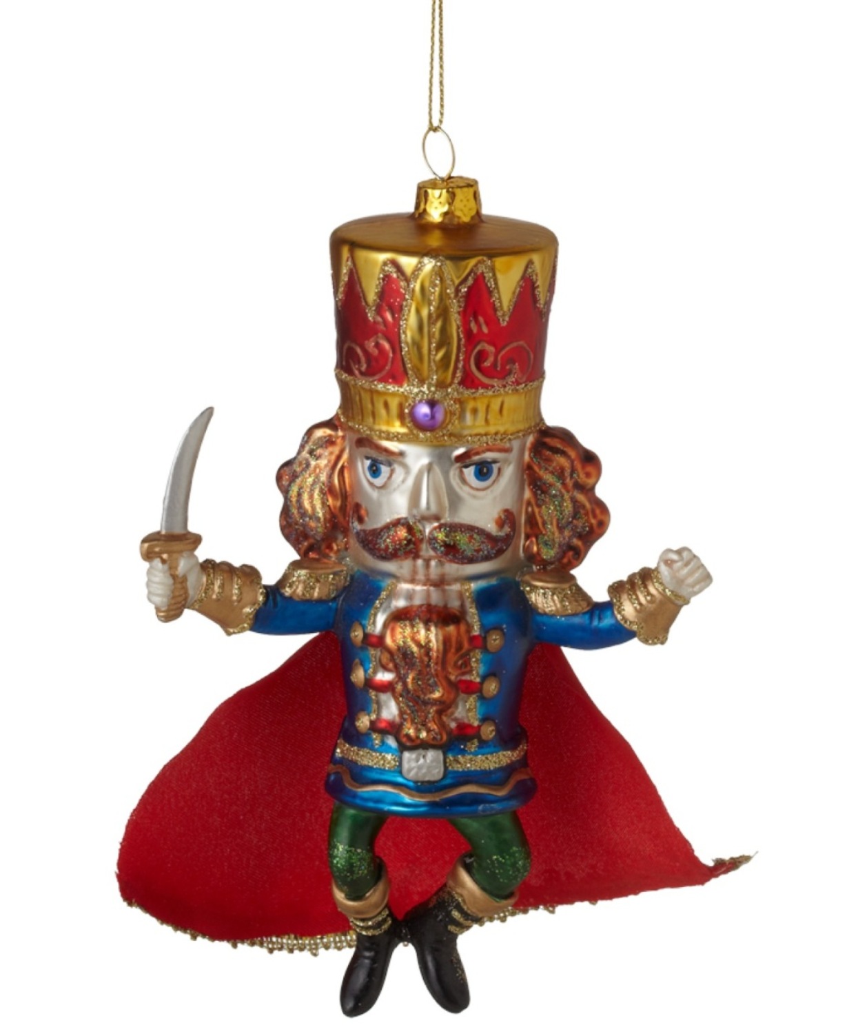 Nutcracker Suite Glass Christmas Holiday Ornament 6 Inches eBay