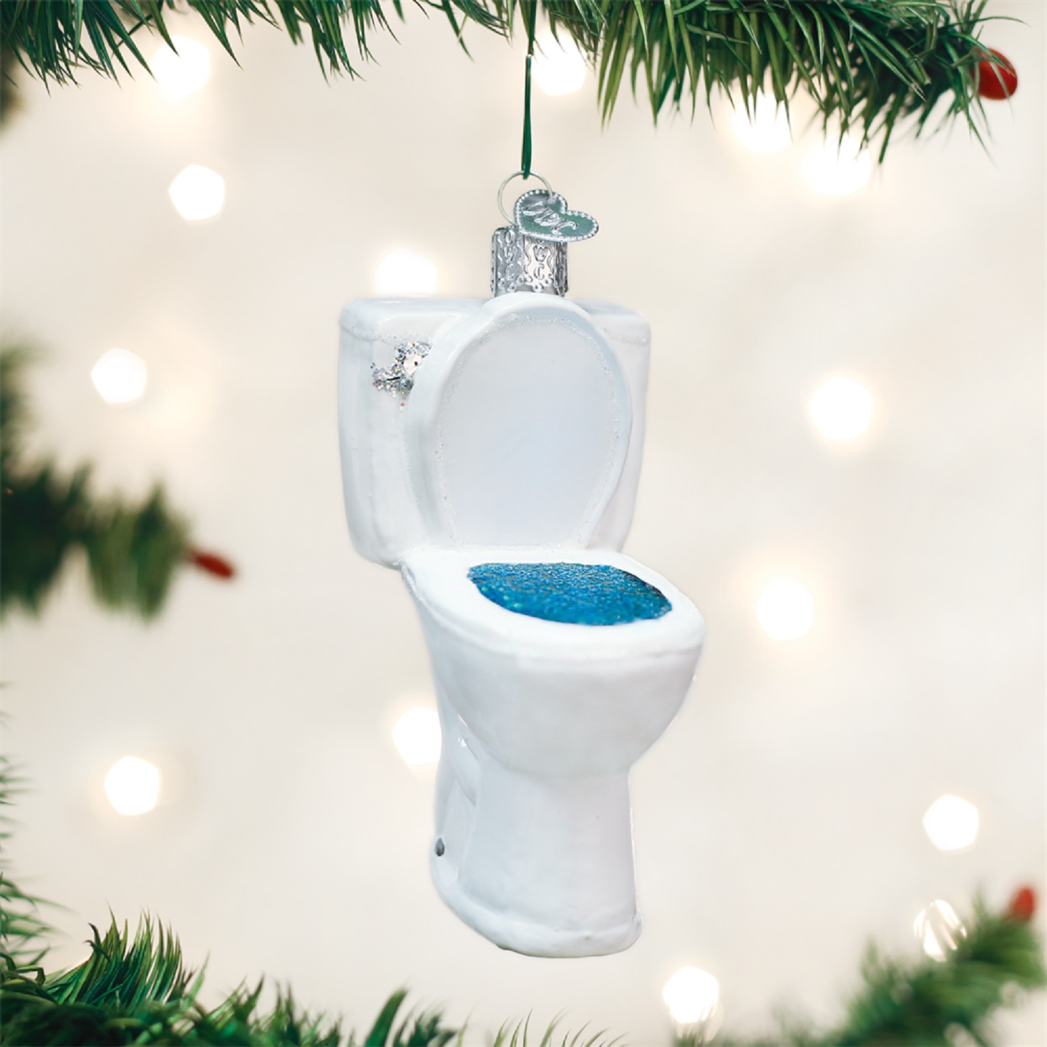 downstairs toilet ornaments