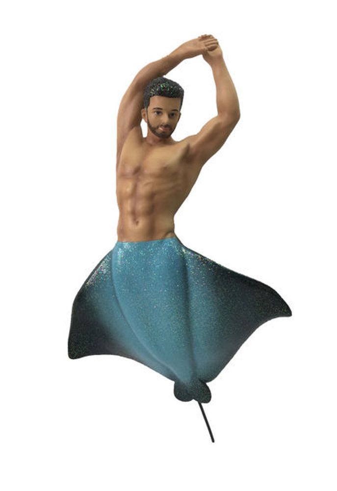 December Diamonds Man A Ray Merman Christmas Holiday Ornament eBay