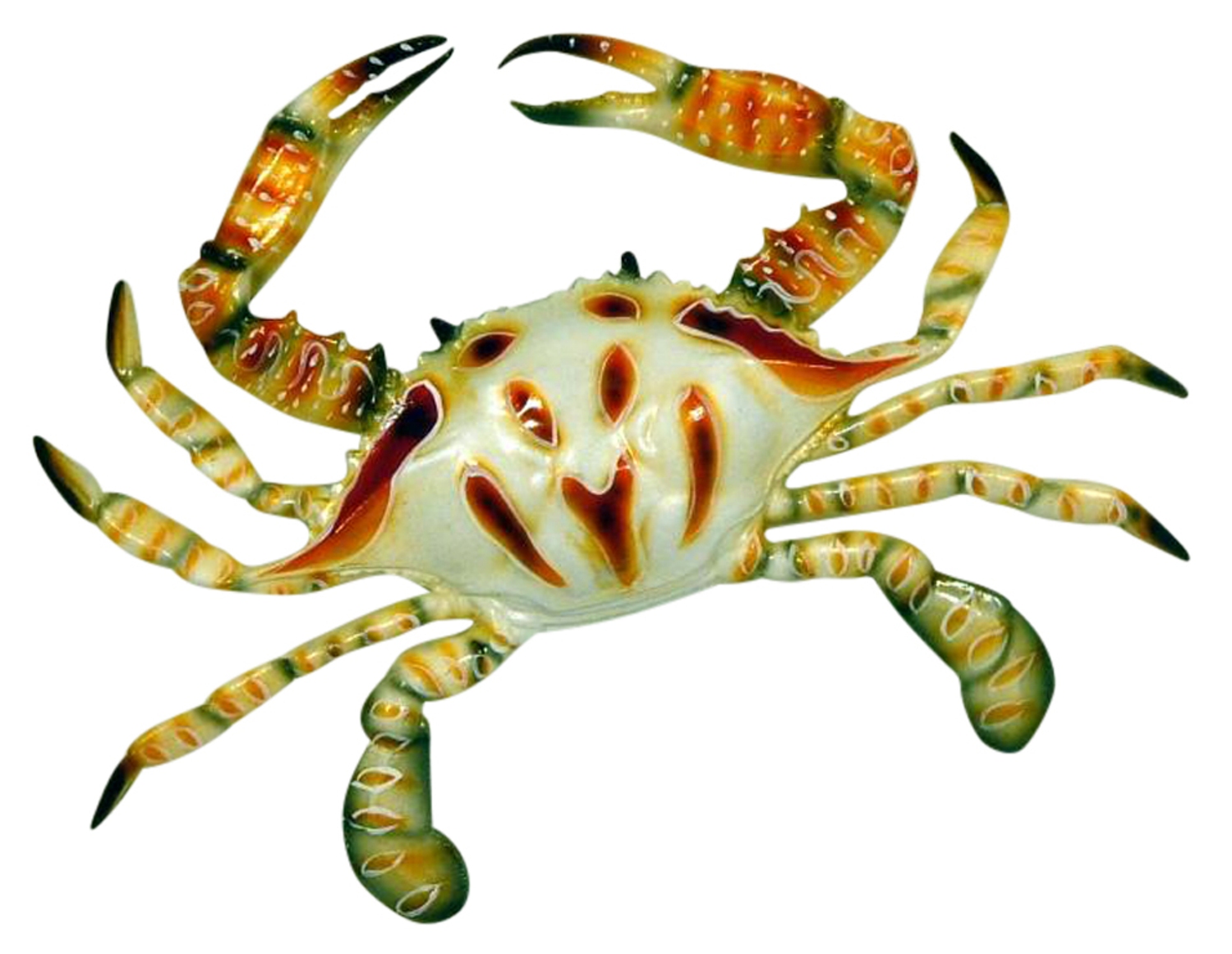 6 inch Florida Purse Crab Beach Tiki Bar Wall Decor