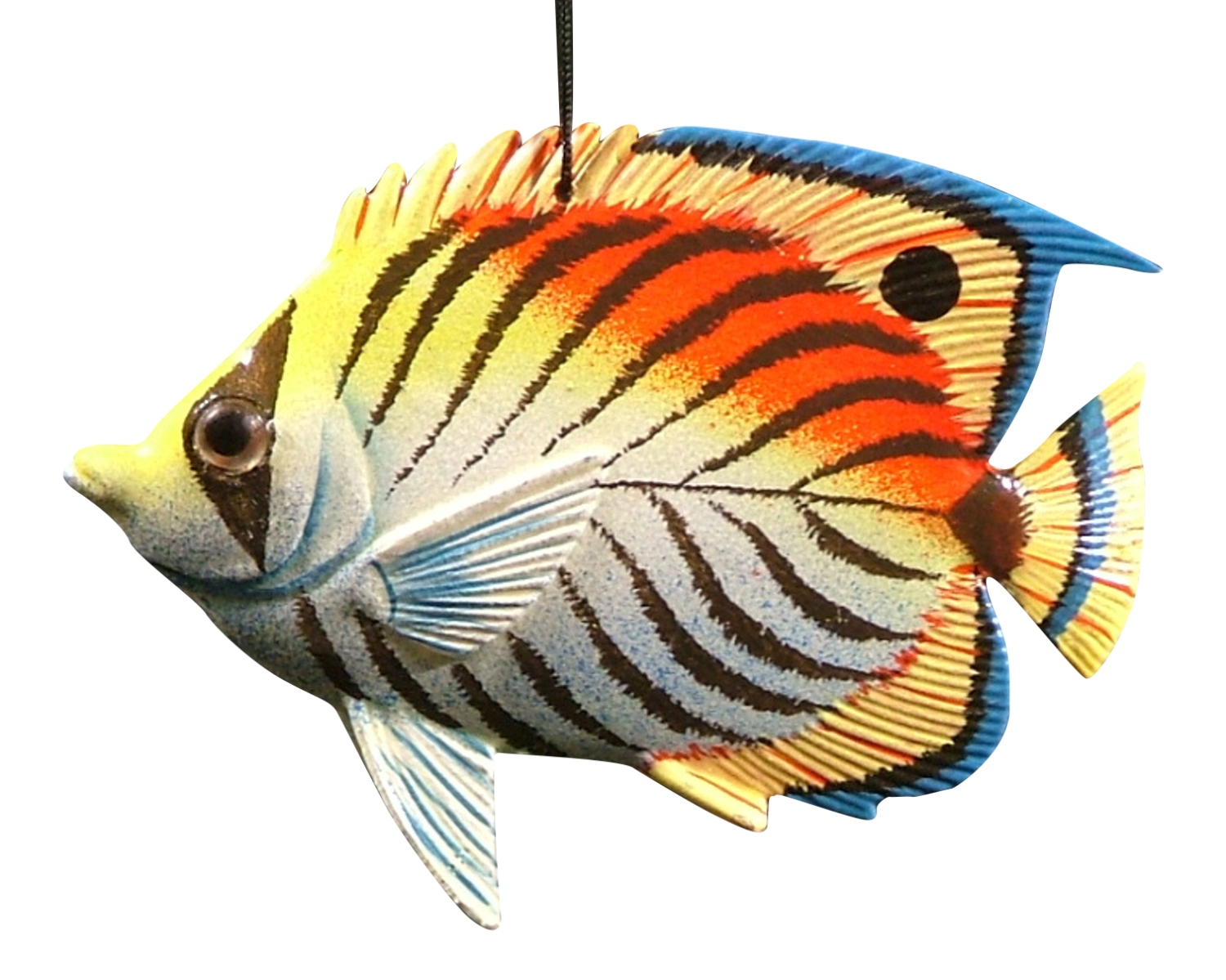 Tropical Tiki Bar Decor 3D Hanging Reef Fish 6 Inch 6ORN02 Mary B