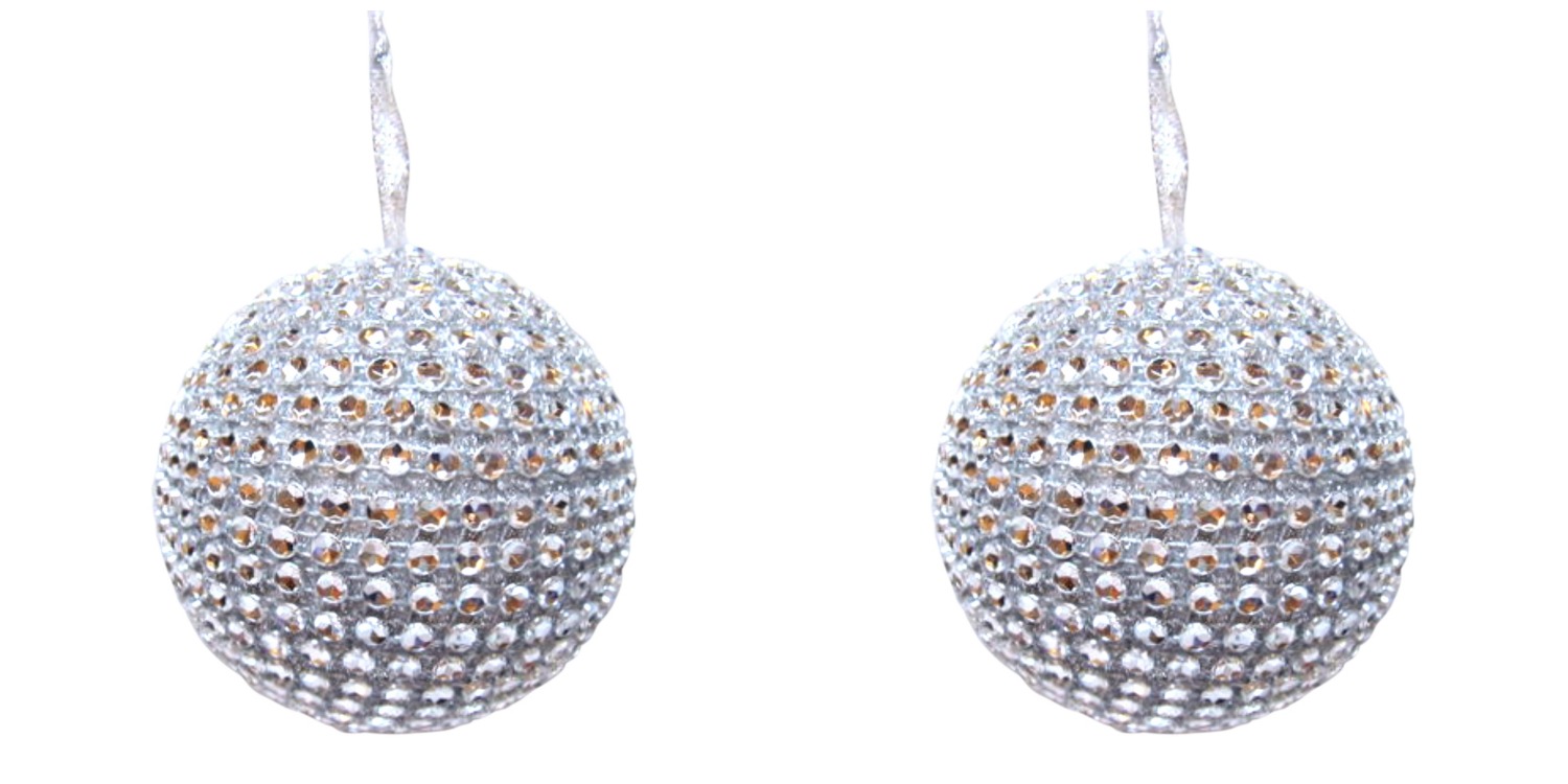 silver jeweled ball rhinestones christmas holiday silver jeweled ball rhinestones christmas holiday