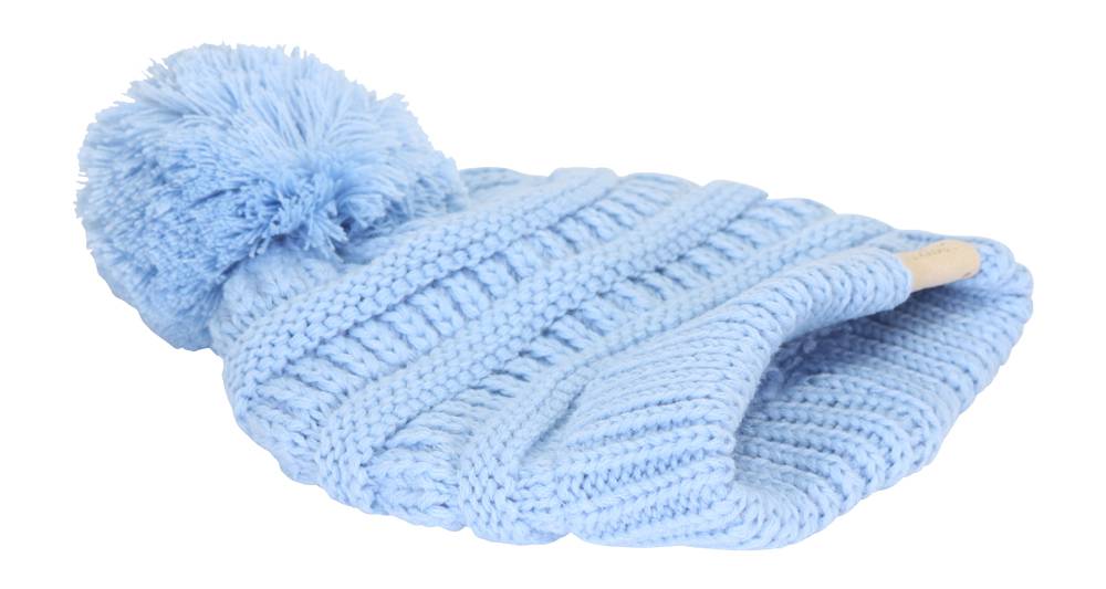 Gravity Threads Kids Cable Knit Thick Soft Beanie w/ Pom - Picture 10 of 61