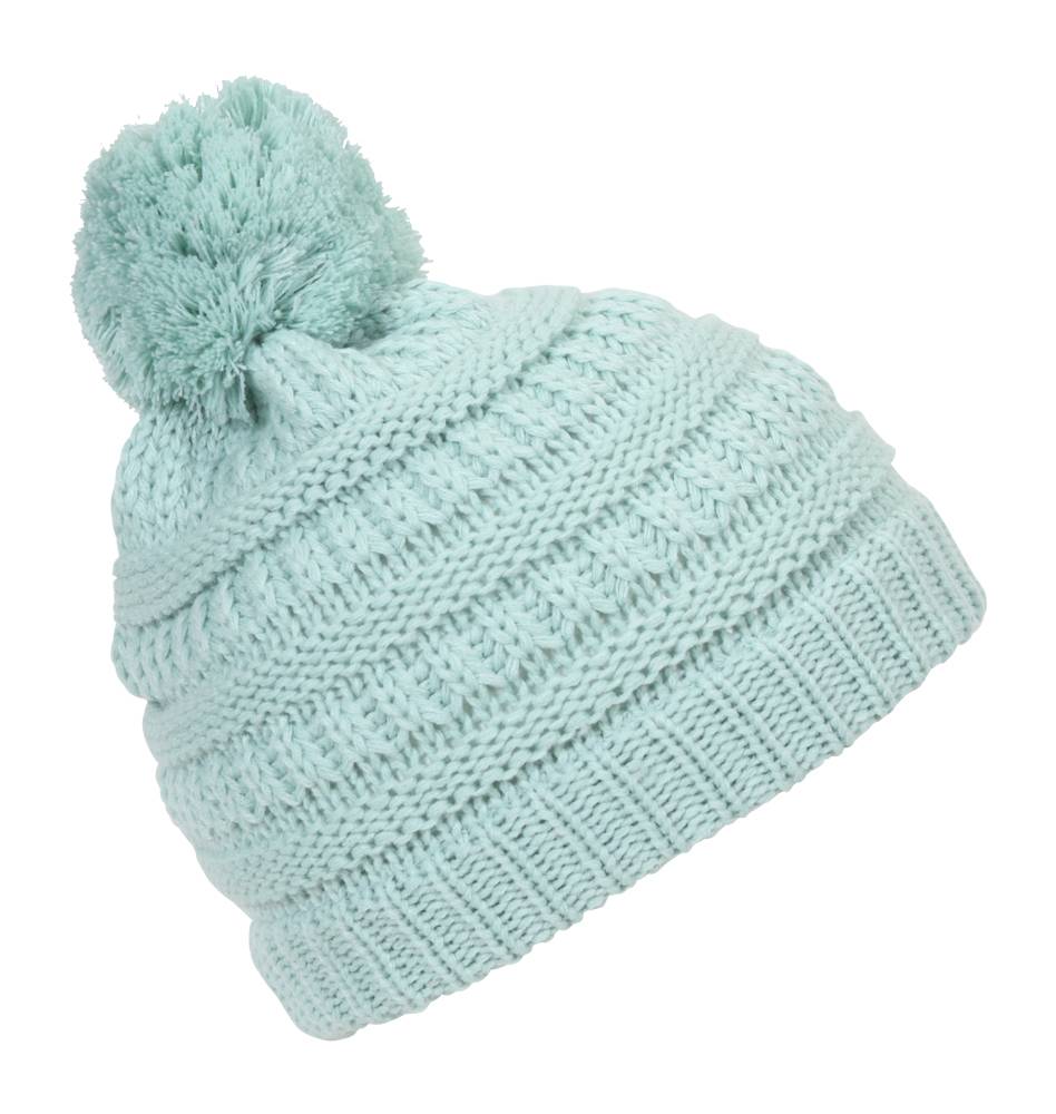 Gravity Threads Kids Cable Knit Thick Soft Beanie w/ Pom - Picture 37 of 61