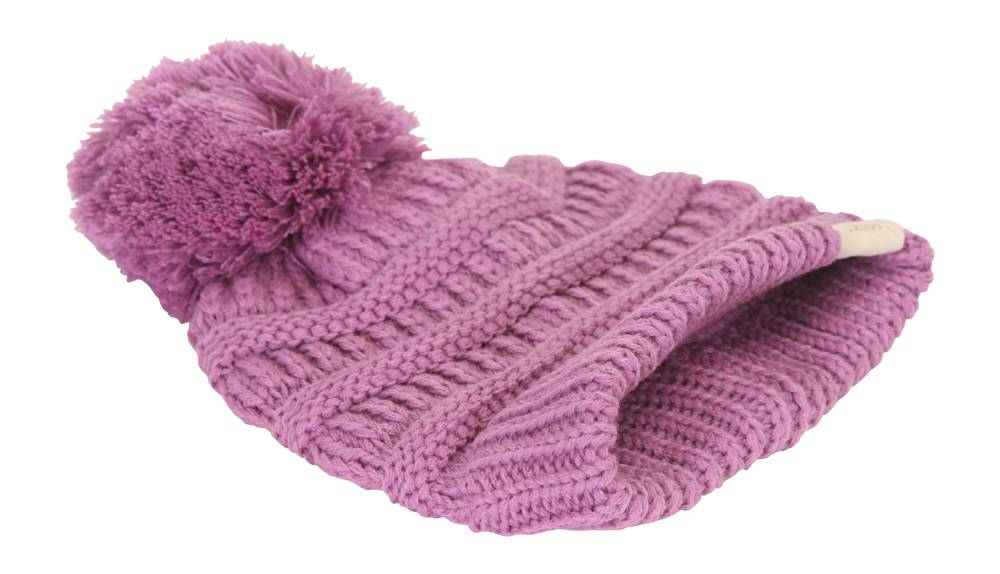 Gravity Threads Kids Cable Knit Thick Soft Beanie w/ Pom - Picture 48 of 61