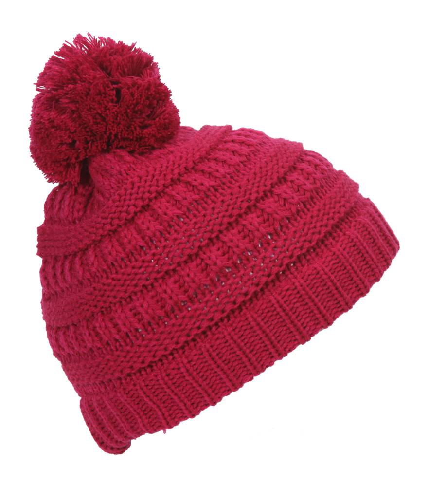 Gravity Threads Kids Cable Knit Thick Soft Beanie w/ Pom - Picture 59 of 61