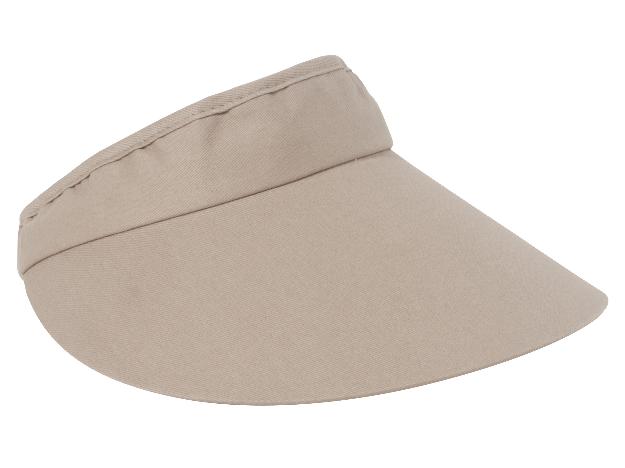 Visiera Con Clip MG Large Peak Twill – Colore Cachi – Taglia Unica In Cotone