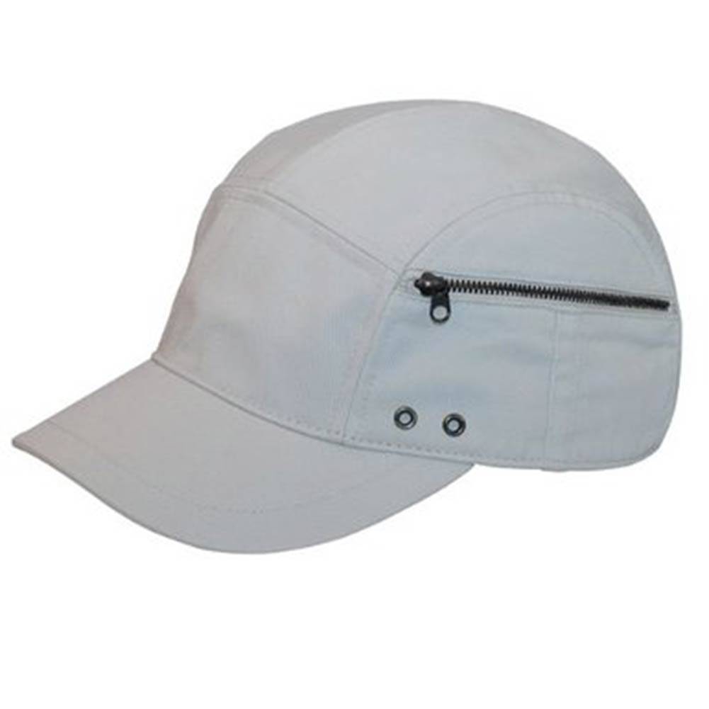 Washed Cotton Twill Casual Zipper Cap - Putty - Bild 2 von 2