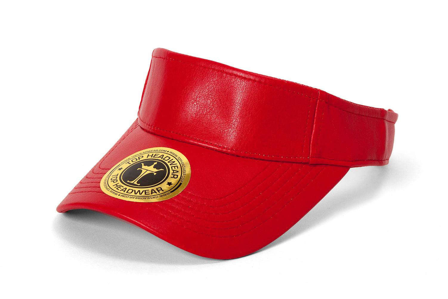 Top Headwear viseras ajustables de cuero vegano - Imagen 10 de 11
