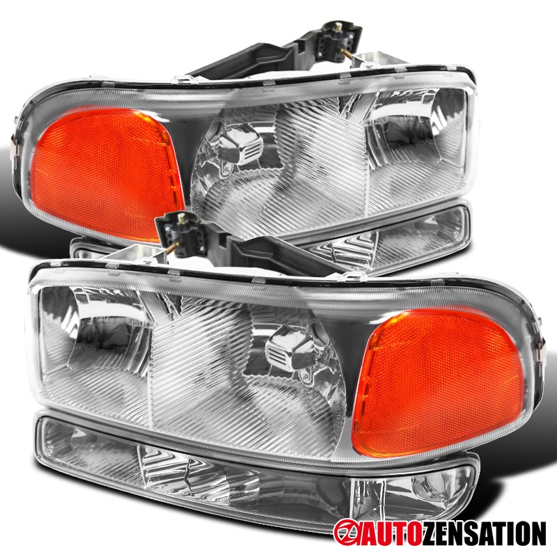 Dotcomracing Smoke LED Tail Lights + Bumper Lamps – 99-06 GMC Sierra Yukon XL Denali