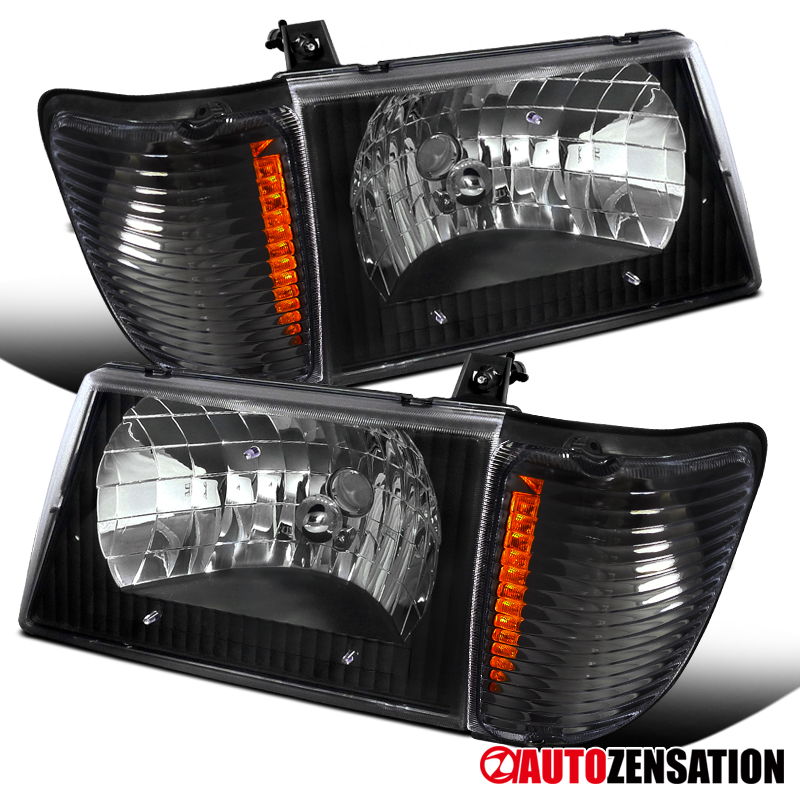 19922006 E150 E250 E350 Econoline Van Headlight+Corner Lights Park