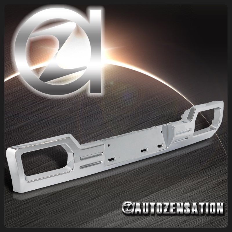 20142015 GMC Sierra 1500 Denali Style Chrome Front Bumper Low Grille Skid Plate eBay