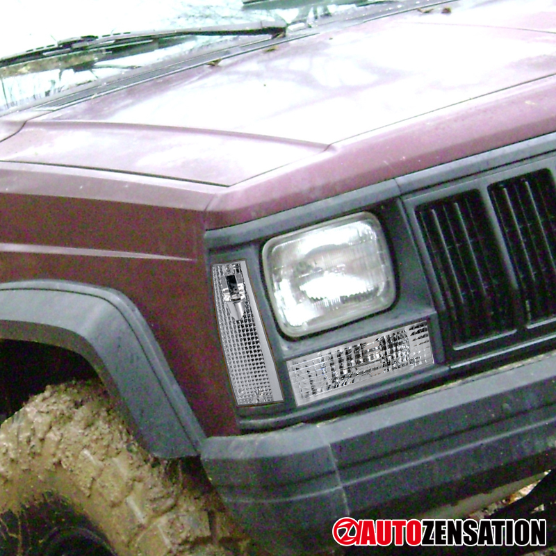 Front Corner Bumper Light Set For 1984-1996 Jeep Cherokee, 86-92