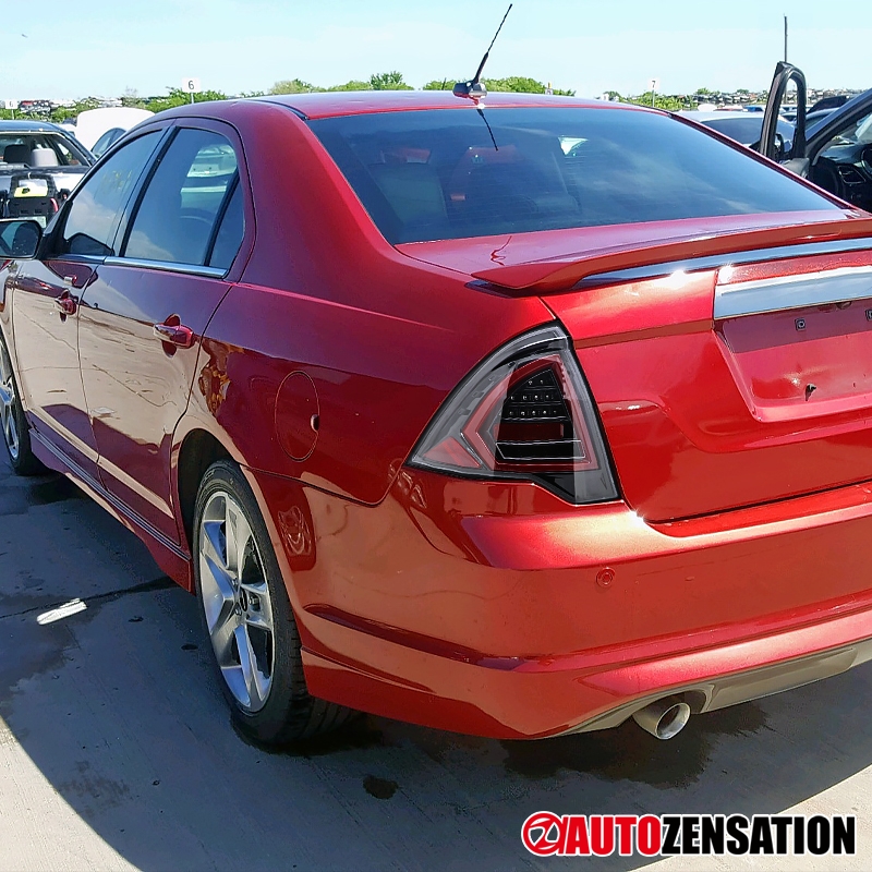 for ford 2010 2012 fusion slick black clear full led 2012 ford fusion third brake light replacement