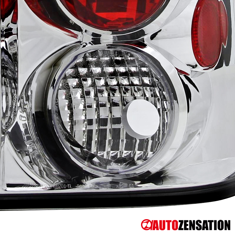 Black Smoke LED C Bar Tail lights For 2002-2009 Chevy Trailblazer