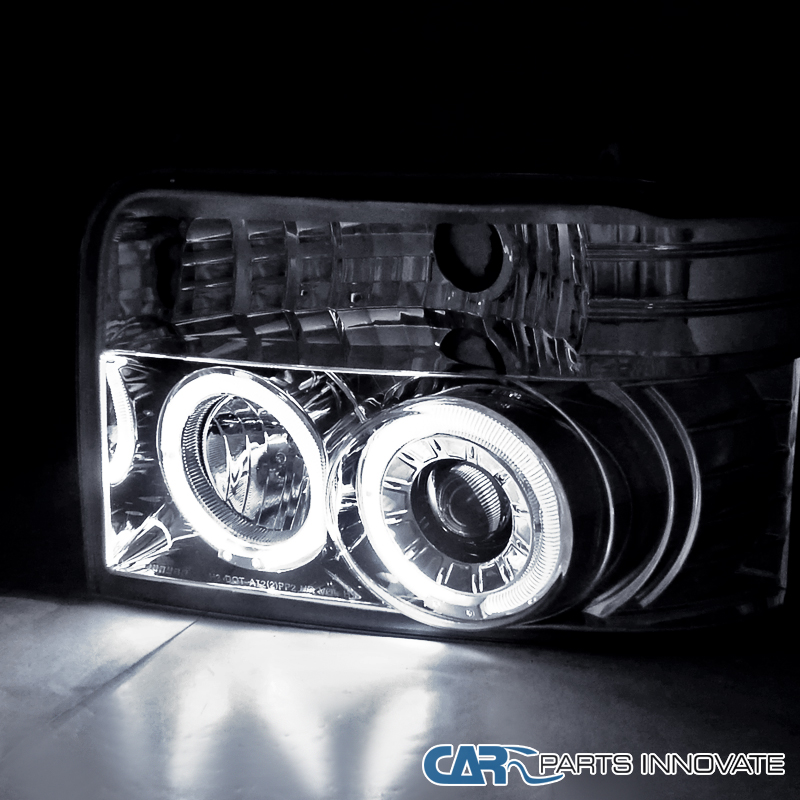DNA Motoring Chrome Headlights + Clear Corner & Bumper Lamps For 1992-1996 Ford F-150/250/350 & Bronco 5 thumbnail image