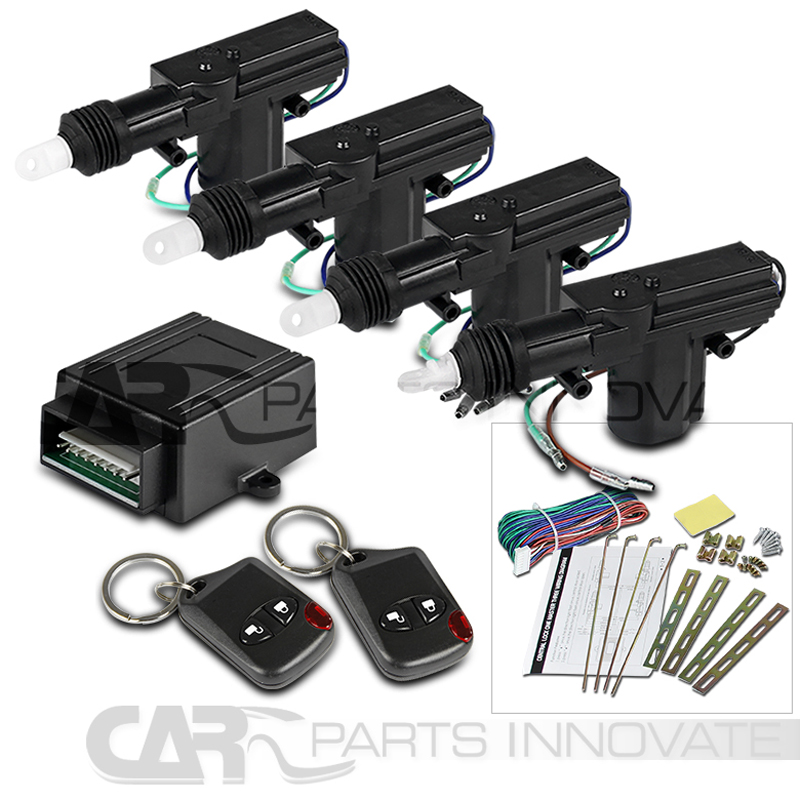 Central Car Power Door Lock / Unlock Conversion Kit Auto Keyless+Remote