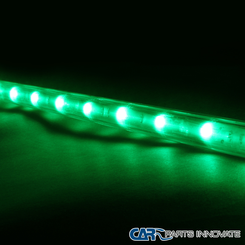 6/' Green LED Whip Light Quick Connect Mount+Flags UTV ATV SUV Offroad 4WD Car