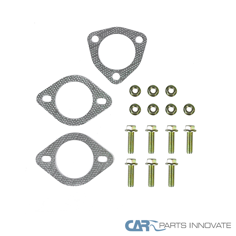 92-00 Honda Civic 2/4DR 3Pipe 4Green Tip Catback Exhaust System