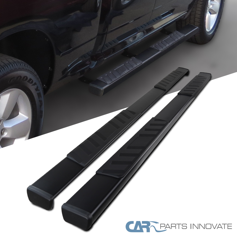 20092016 Dodge Ram 1500 Quad Cab 4" Black Width Flat S/S Side Step
