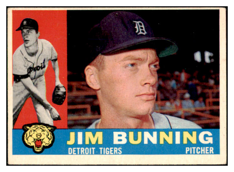1960 TOPPS #502 JIM BUNNING TIGERS VG-EX 466346 (KYCARDS) | eBay