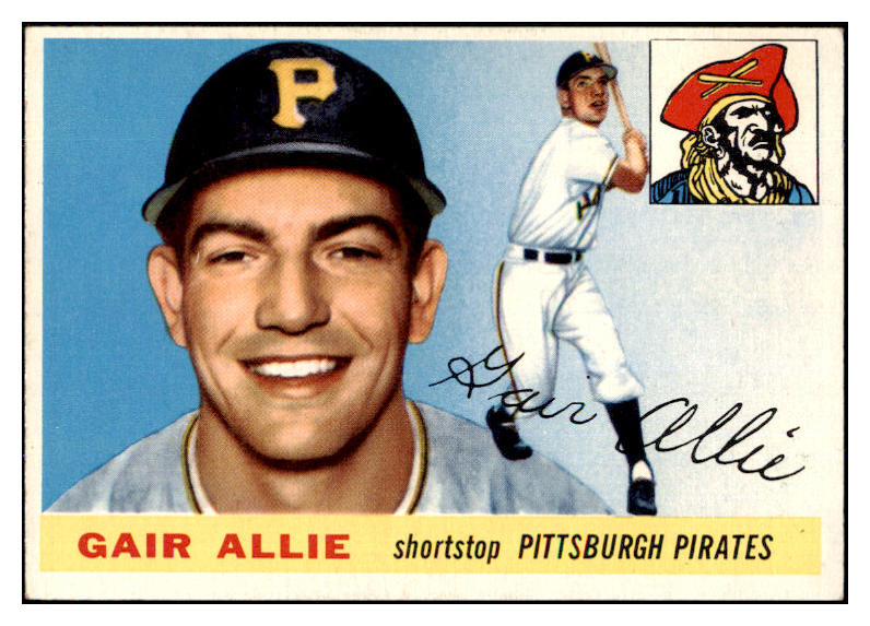 1955 TOPPS # 59 GAIR ALLIE PIRATES EX-MT SET BREAK 493705 (KYCARDS