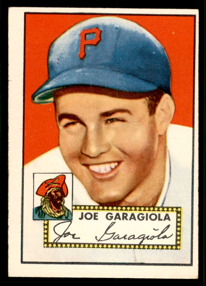 1952 TOPPS #227 JOE GARAGIOLA PIRATES EX-MT SET BREAK 544298