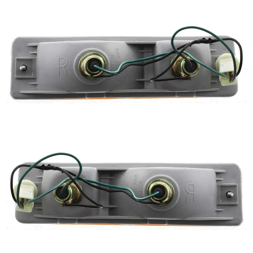 Front Turn Signal Lights Pair 80-86 Nissan 720 2.0L Base Pickup