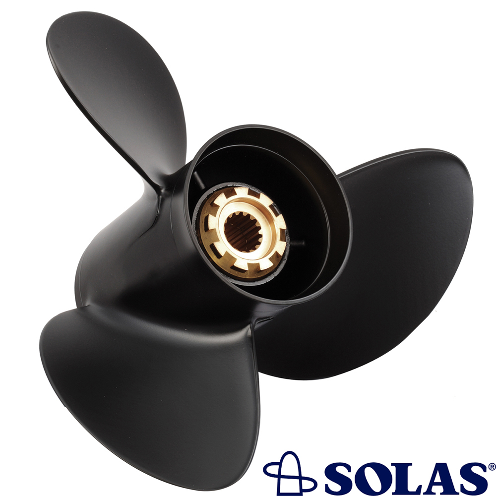 NEW ALUMINUM PROPELLER FITS MARINER 15 SPLINE 140 1980-1981 - Picture 1 of 4