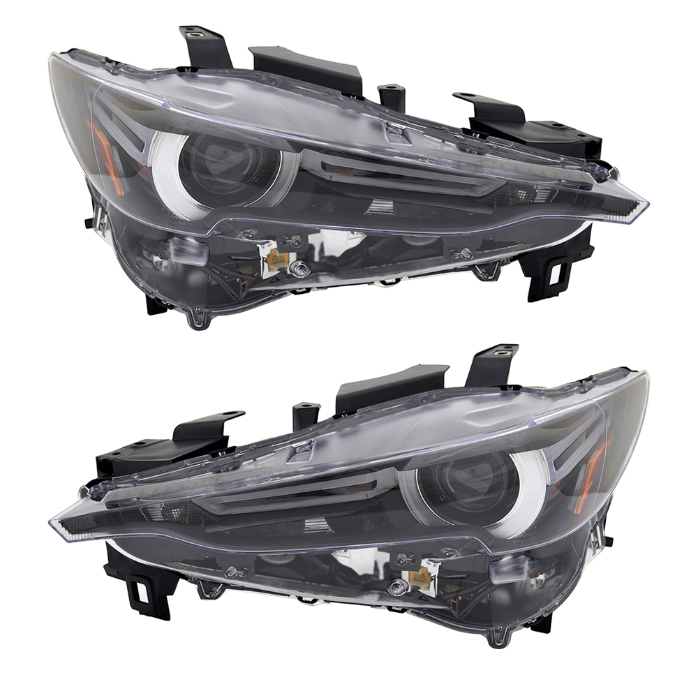 PAIR OF HEADLIGHTS FITS MAZDA CX-5 SIGNATURE 2020 2021 BY PART