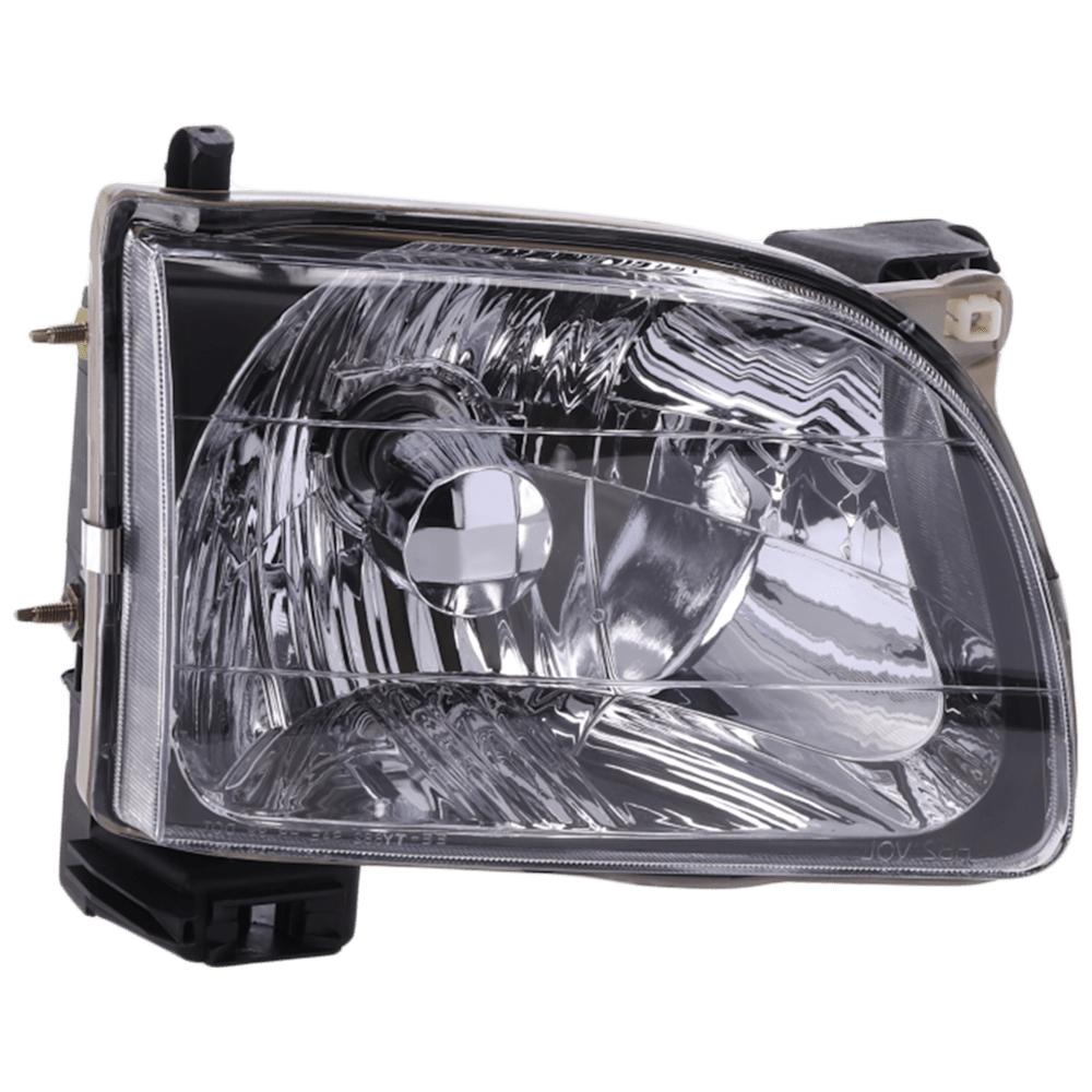 thumbnail interactive-video image 1 of Genuine Toyota Tacoma 2001-2004 Left & Right Front Headlight Assemblies - OEM, Chrome Housing, Clear Lens 1 of 5