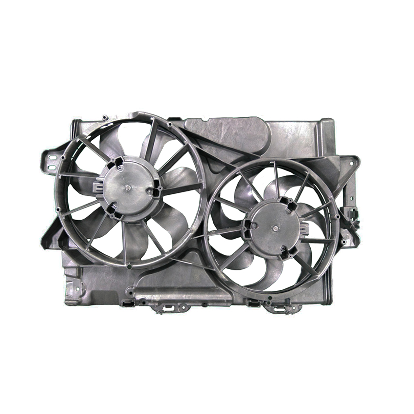 NEW DUAL RADIATOR AND CONDENSER FAN FITS CHEVROLET EQUINOX 2015-2017 22780241