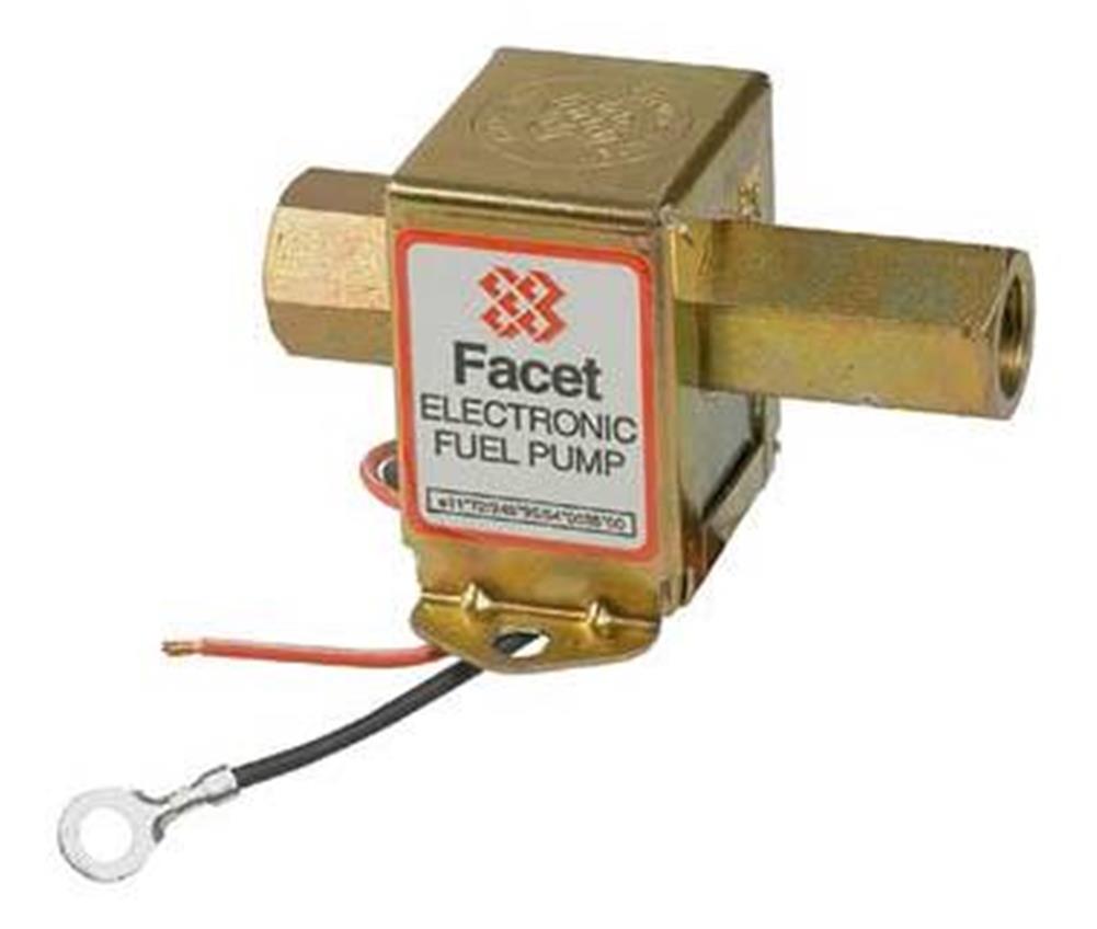 FACET Electric Solid State Fuel Pump 2-3.5 Psi 40171 With 8mm Unions
