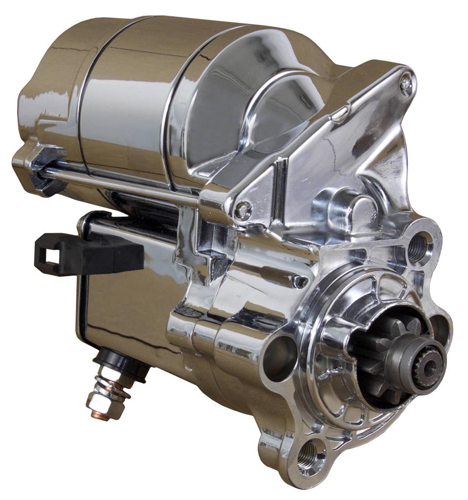 CHROME STARTER FOR HARLEY DAVIDSON SPORTSTER 883 1000 1200 DELUXE CUSTOM  81-12