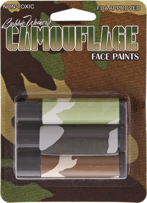 Camouflage Face Paint CAMT3000 Hunting Camo Facepaint Stick 3 Colors eBay