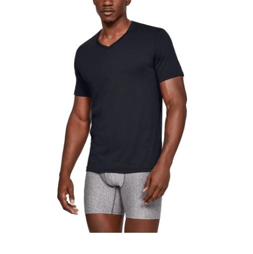 Under Armour 13274290013XL Mens 3XL Black VNeck Undershirt TShirts 2