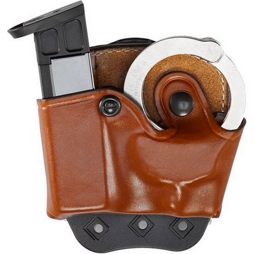 Aker Leather A519TPRU1 DMS Magazine Handcuff Cuff Case Tan Right