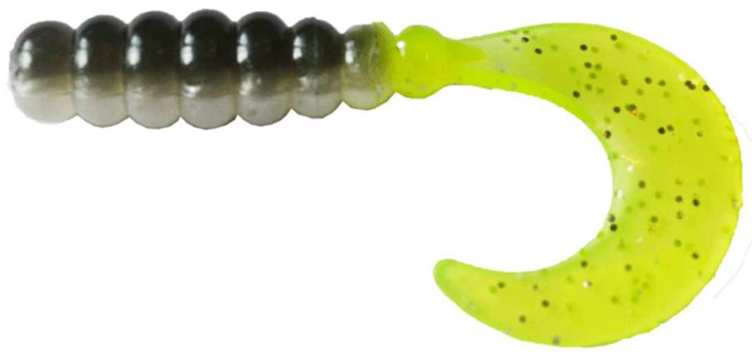 Big Bite Baits FG245 Tennessee//Chart Glow 2/" Fat Grub 10-Pack Fishing Lure Soft