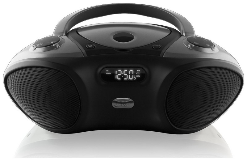 iLive Electronics ILIVEIBC233B Bluetooth Boombox w/ CD player and FM