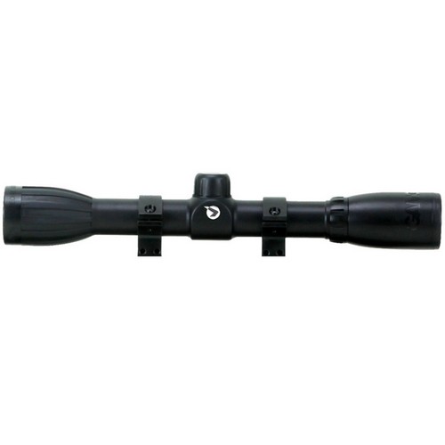 Gamo 6212044154 Black 4x Magnification Air Rifle Scope + Rings