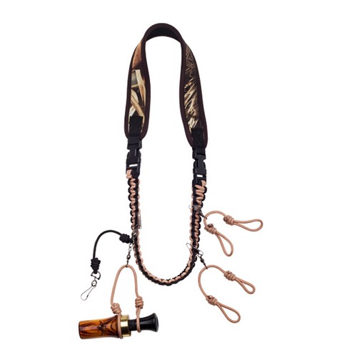 Duck Commander DNBQL3 Cut Em Camo Braided Hunting Duck Call Holder