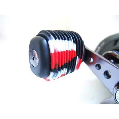 Reel Grip 1145 Red/White Black Rubber Handle Cover eBay