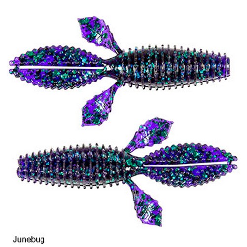 ZMAN CTBUGZ42 Bugz 2.75" Junebug Soft Plastic Fishing Sinkbait Lure 6