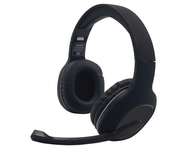 Maxell 199342 Bluetooth Headphones W/ Boom Microphone eBay