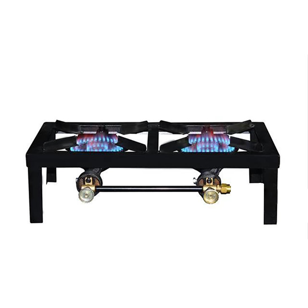 Mr Heater F235830 Cooking Propane Gas Double Burner Bbq Camping Angle