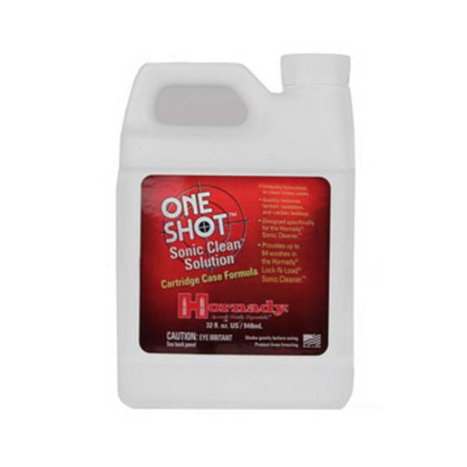 Hornady 43355 One Shot Sonic Case Cleaning Solution 1 Quart 90255433555