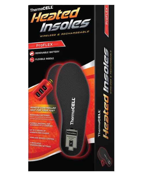 Thermacell HW20XXL ProFLEX Rechargeable Heated Insoles 2XLarge (11.5