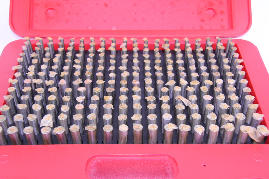 NEW 125 PC. M3 .501.625" PLUG PIN GAGE SET MINUS () STEEL .0002