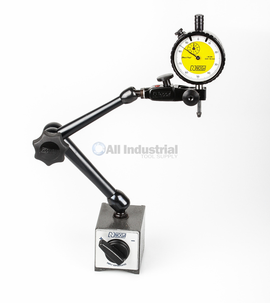 Noga / Mitutoyo Combo DG61003 Base 176 lb. Hold & MM Dial